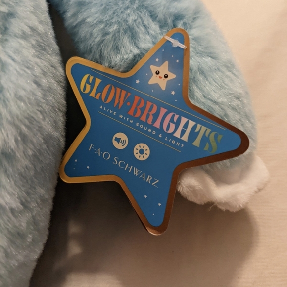 NWT FAO Schwartz Glow Brights Unicorn Sloth - Picture 2 of 5